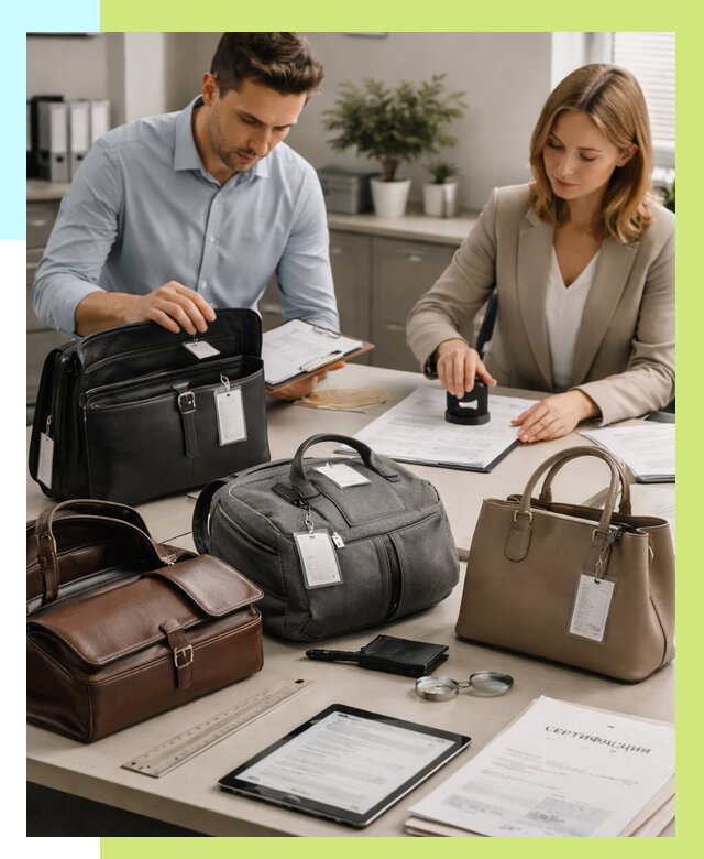 Сертификация сумок в Волжском от 7598 руб. | Алешин-Влж