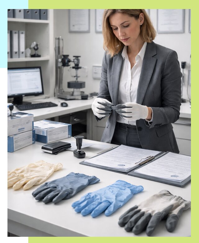 Сертификация перчаток в Волжском от 8611 р. | Алешин-Влж