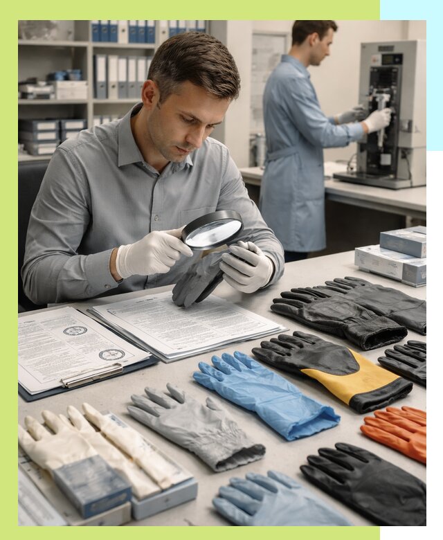 Сертификация перчаток и средств защиты продукции в Волжском