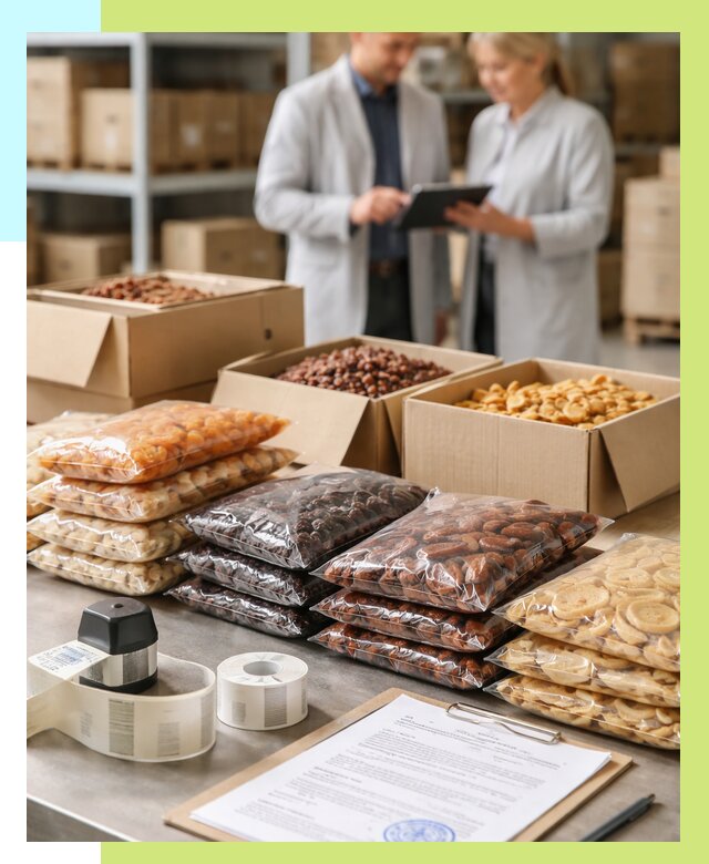 Сертификация сухофруктов в Волжском от 12156 р. | Алешин-Влж под ключ