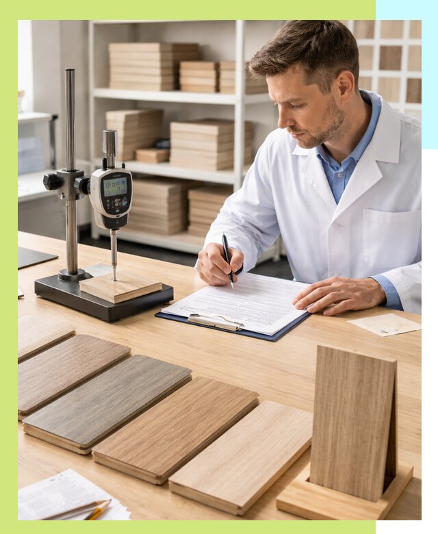 Сертификация ламината с испытаниями и оформлением документов в Волжском