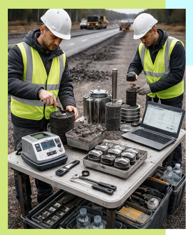 Сертификация асфальта: испытания и подтверждение в Волжском