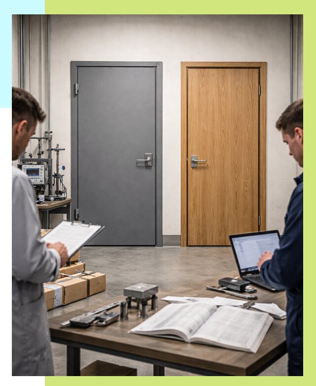 Сертификация дверей в Волжском от 8104 р. под ключ | Алешин-Влж