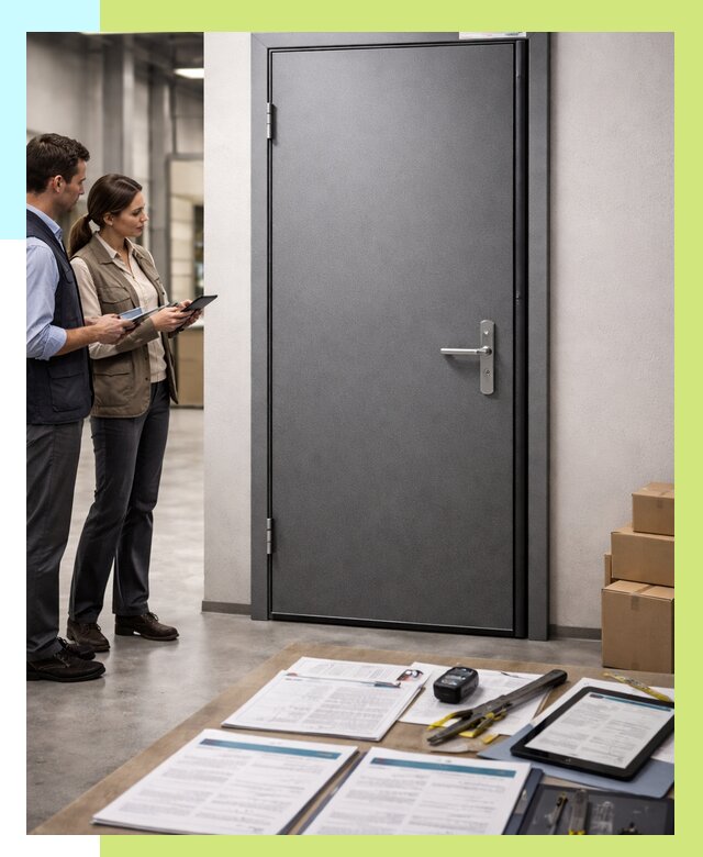 Сертификация противопожарных дверей в Волжском от 9117 р. | Алешин-Влж