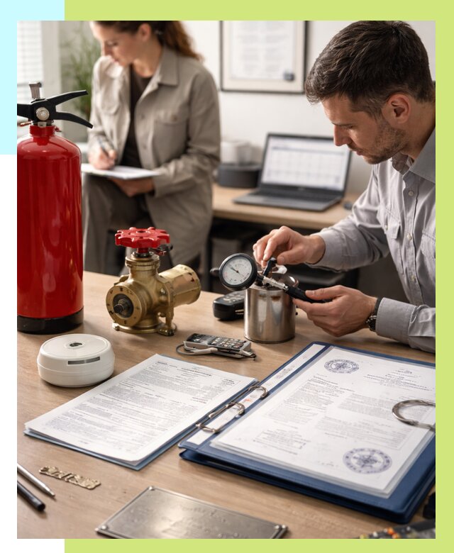 Сертификация пожарного оборудования в Волжском от 15195 р.|Алешин-Влж