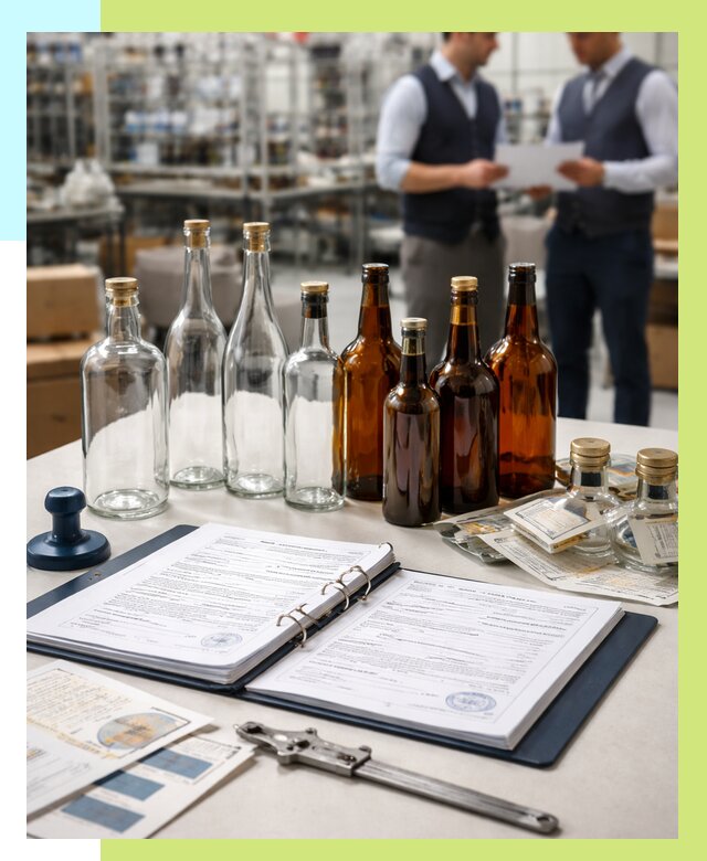 Сертификация стеклянных бутылок в Волжском от 25325 р. | Алешин-Влж