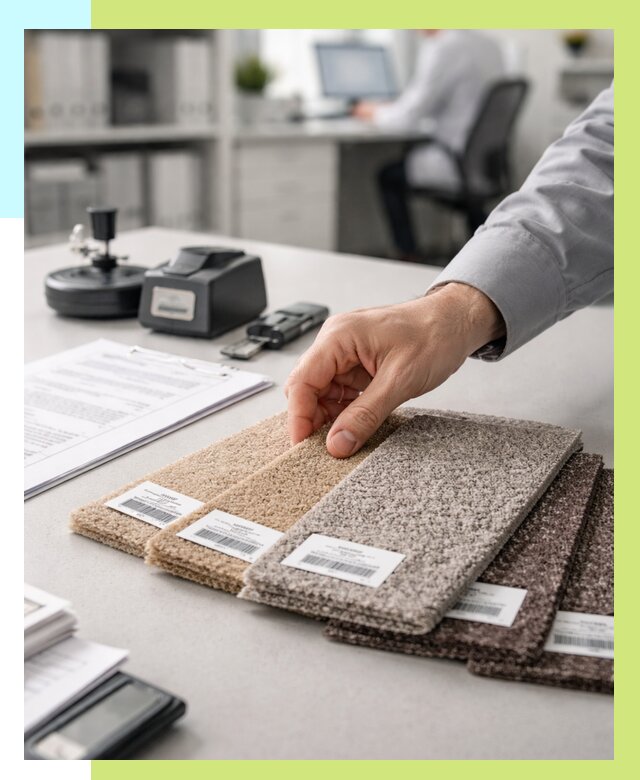 Сертификация ковролина в Волжском от 15195 р., Алешин-Влж