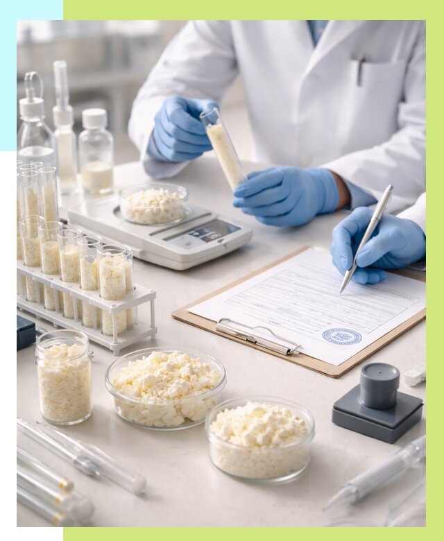 Сертификация творога в Волжском от 12156 р. под ключ | Алешин-Влж