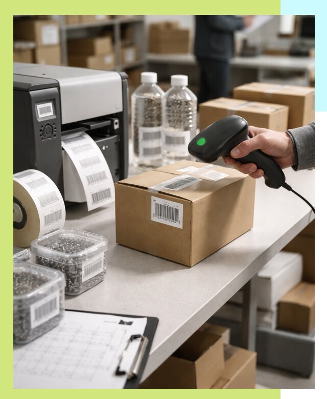 Штрихкодирование продукции и маркировка для продажи в Волжском