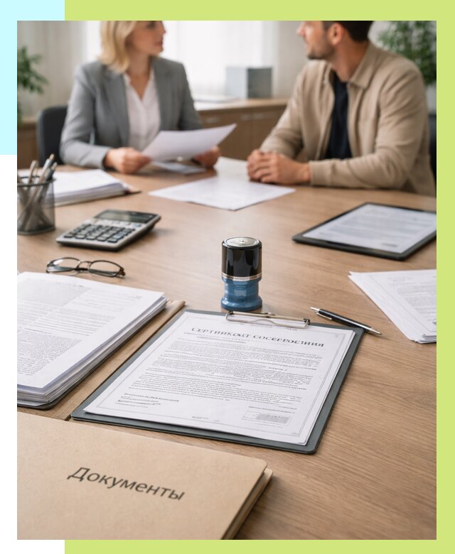 Сертификат соответствия на продукцию в Волжском от 15195 р.|Алешин-Влж