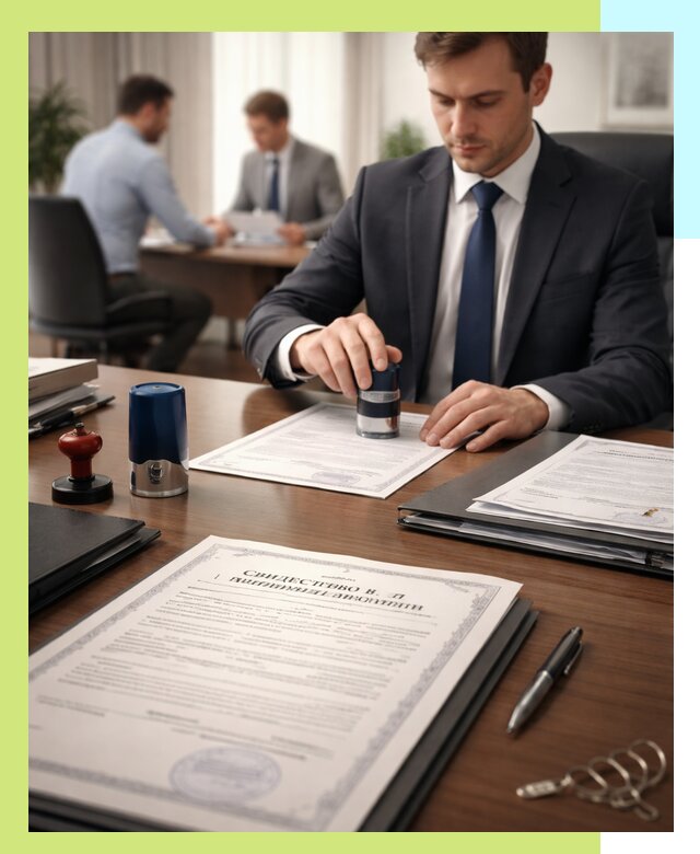 Оформление свидетельства о государственной регистрации в Волжском