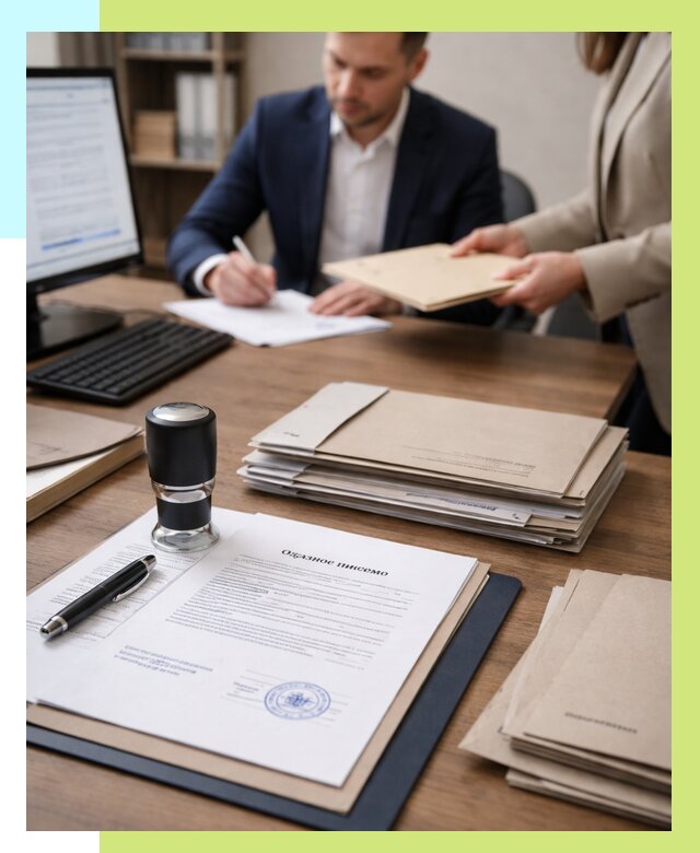 Отказное письмо для таможни в Волжском от 3039 р, Алешин-Влж