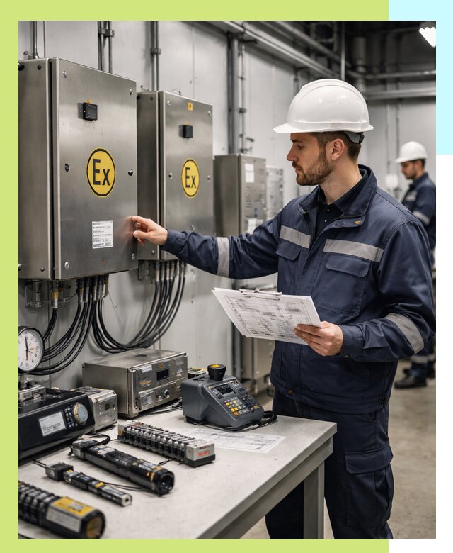 Сертификат взрывозащиты промышленного оборудования в Волжском