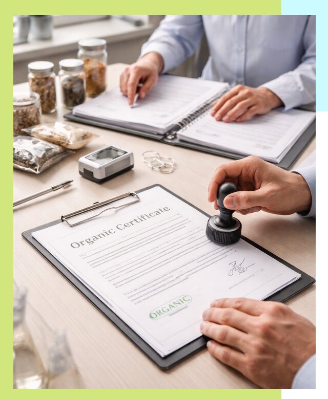 Получение органик сертификата для продукции в Волжском