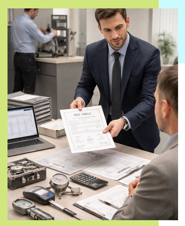 Выдача сертификата ISO 10012 по требованиям метрологии в Волжском