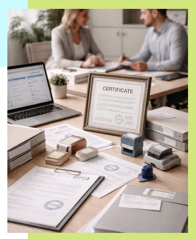 Сертификация компании в Волжском от 45585 р. | Алешин-Влж — заказ